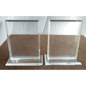 Ultra Pro 1/2" Thick Free Stand Card Holder Display Case 4" X 3 3/4" X 1 1/2" X2